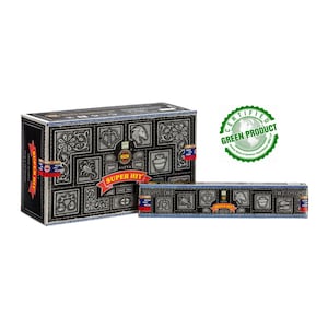 Satya Sai Baba Super Hit Agarbatti Incense Offer Box of 12 packs of 15 grams (about 144 sticks)