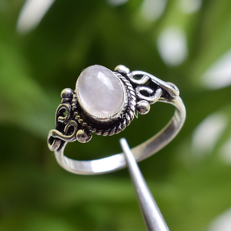 Details about 16x12 MM Oval Cab Rose Quartz Handmade Tribal Bohemian Vintage Ring 925 Silver Details about 16x12 MM Oval Cab Rose Quartz Handmade Tribal Bohemian Vintage Ring 925 Silver