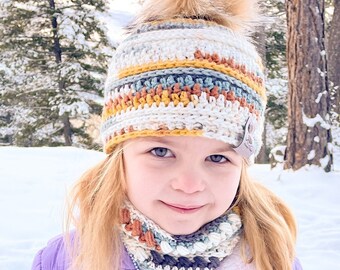 Juego de sombreros y bufandas de invierno / Juego de sombreros de regalo para niños / Juego de sombreros y bufandas de ganchillo / Juego de sombreros de ganchillo / Juego de bufandas de ganchillo