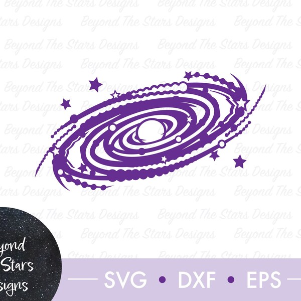 Spiral Galaxy *SVG - DXF - EPS* Cutting File