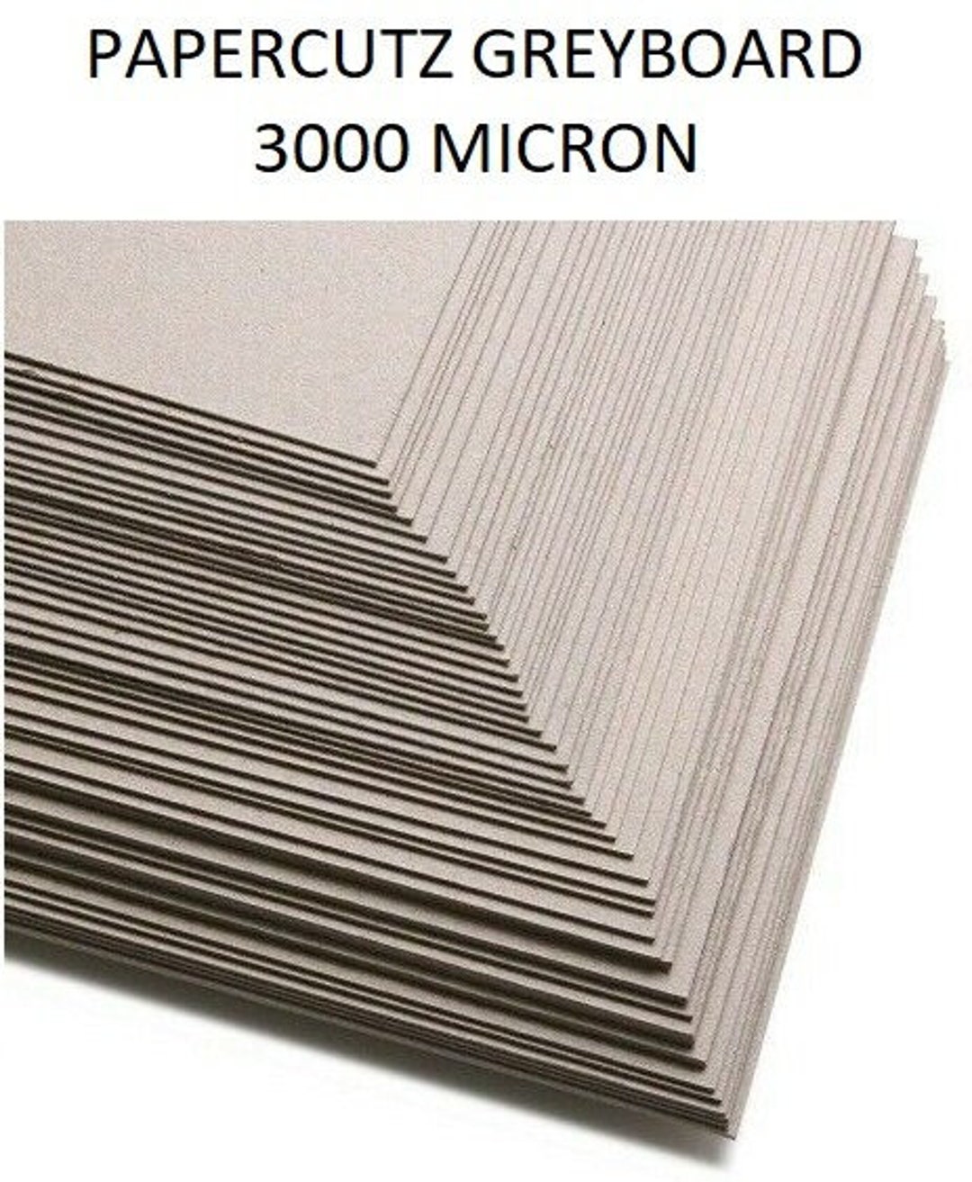 A4 Greyboard 3mm 3000 Micron Card Thick Mount Board Backing Etsy