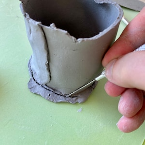 Kit de poterie en argile pour la maison Réalisez vos propres projets d'argile séchée à l'air à la maison Artisanat pour adultes Kit d'argile séchée à l'air image 7