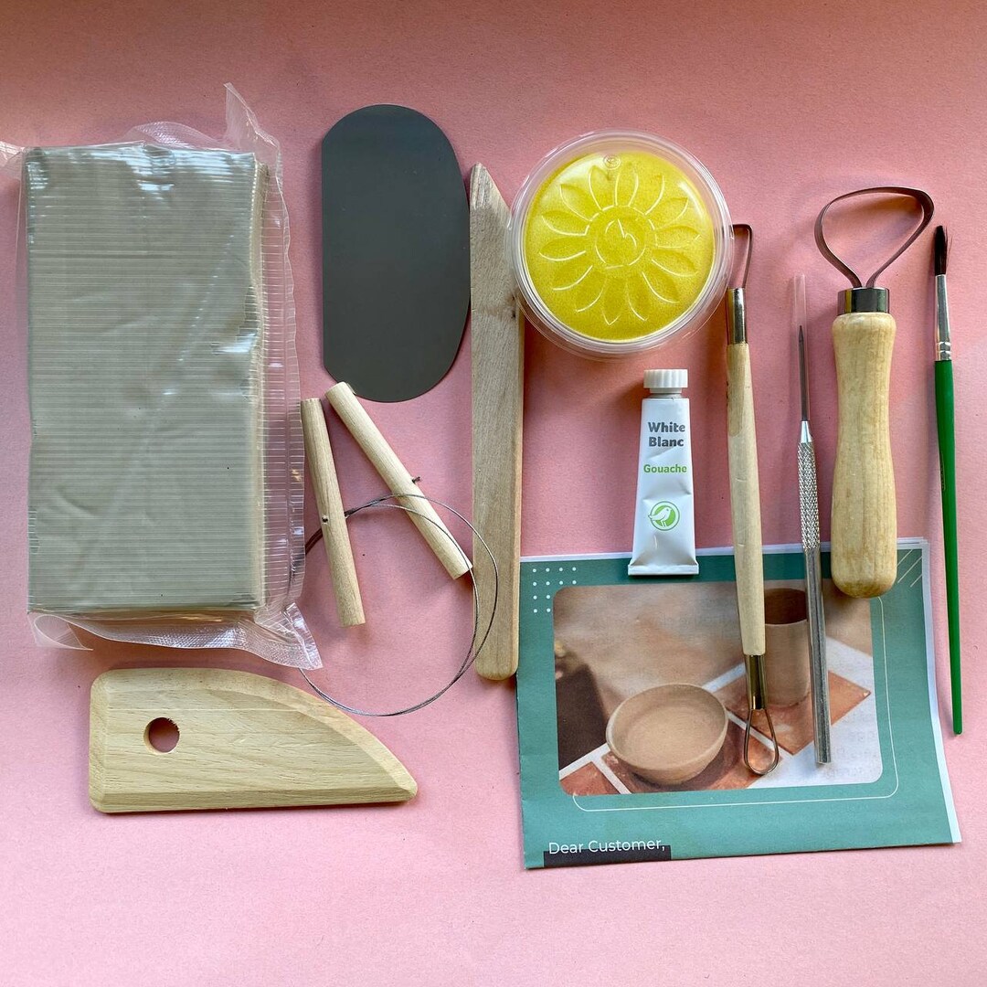 Clay at Home Pottery Kit Make Your Own Air Dry Clay Projects at Home
