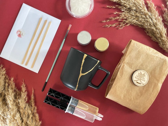 Kintsugi Repair Kit, Repair Your Meaningful Pottery with Gold