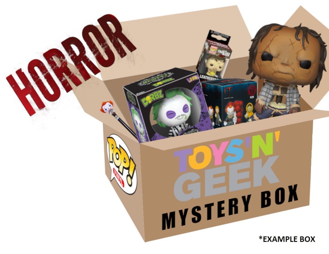 Horror Funko Mystery Box Includes at Least 1 Funko Pop Etsy UK