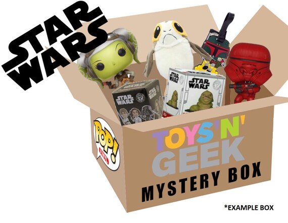 Star wars funko pop outlet mystery box