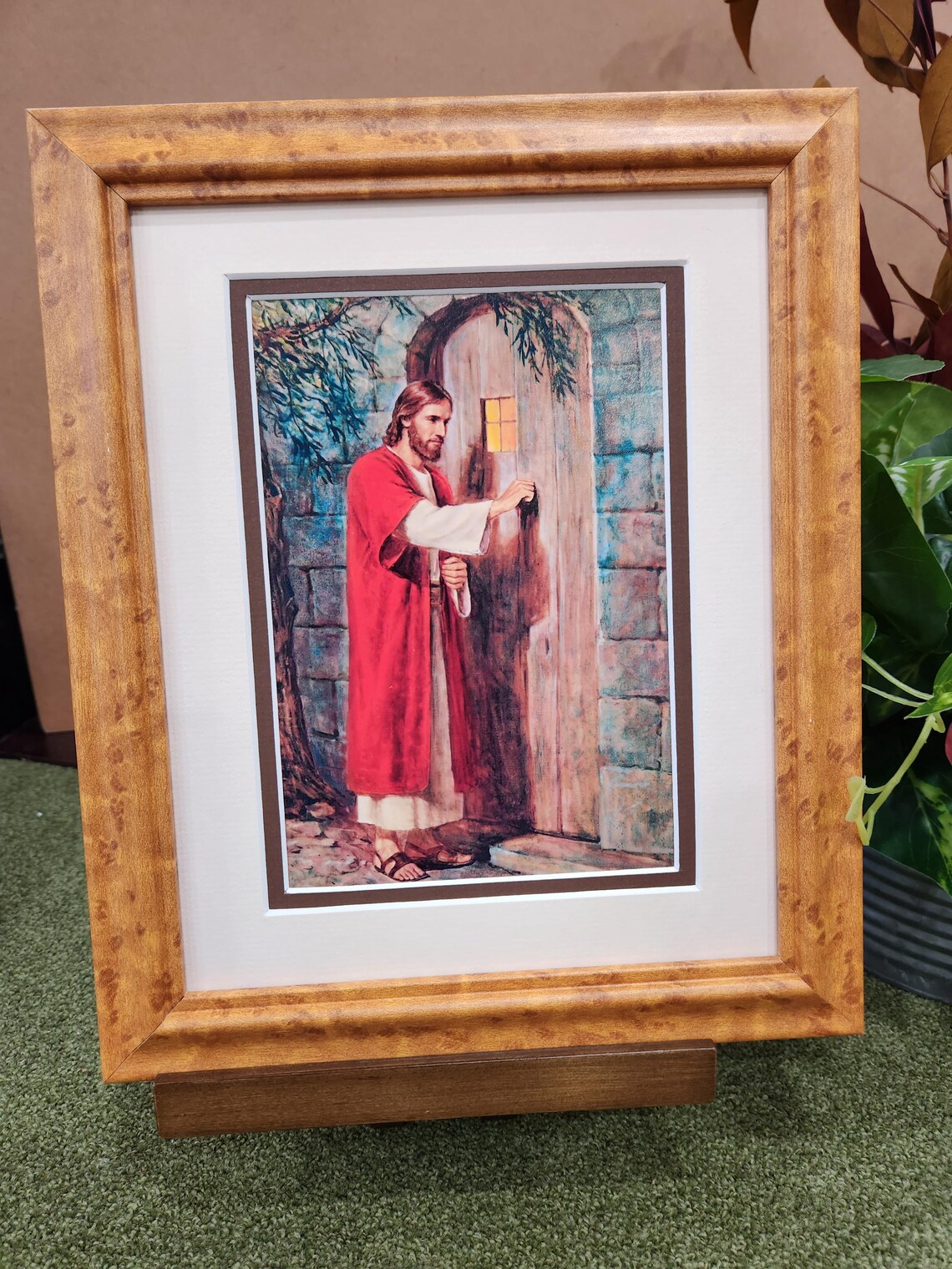 Jesus Knocking at the Door Custom 8" X 10" Framed Art Print. - Etsy