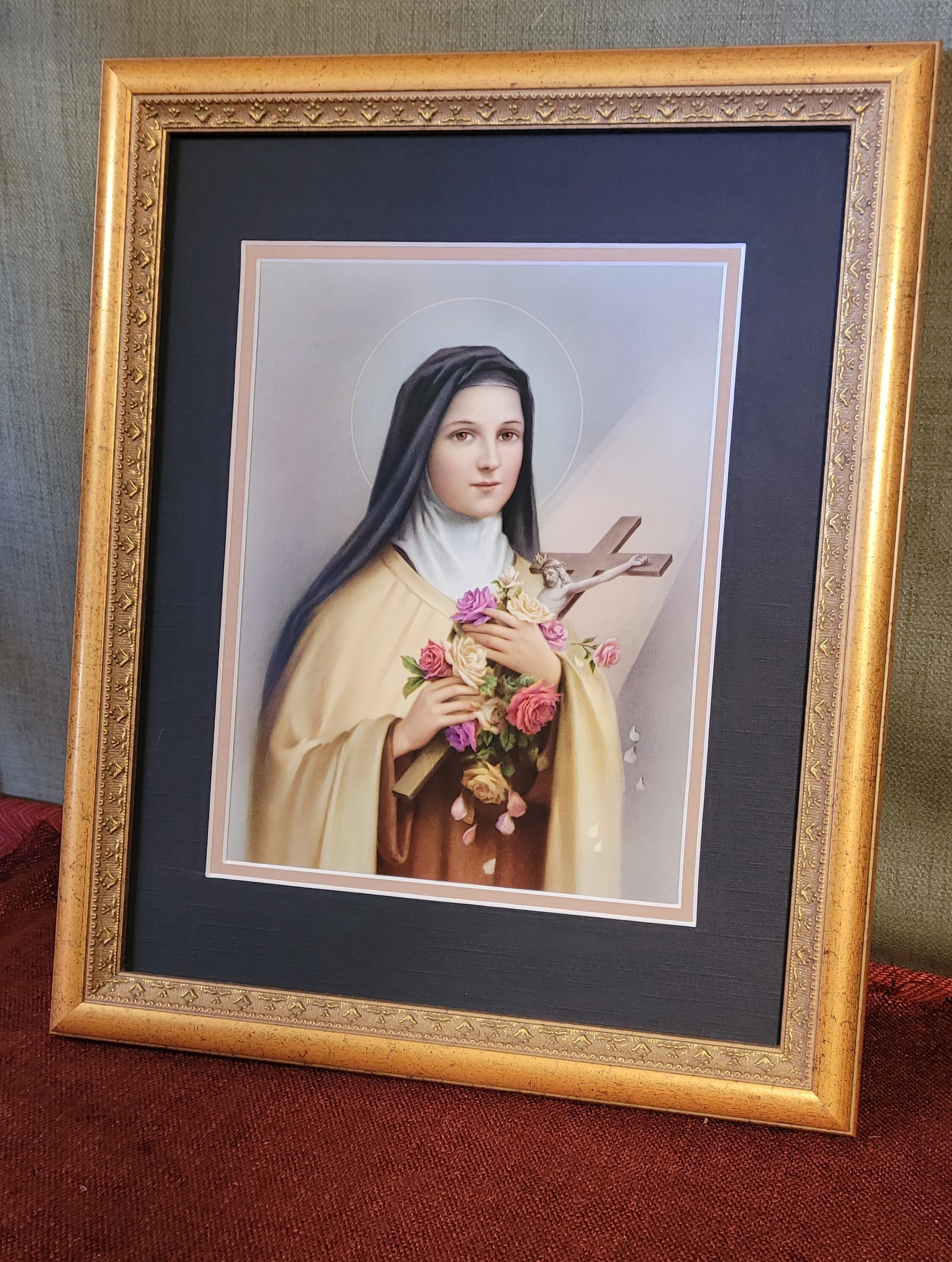 St. Therese of Lisieux Print Custom Framed Picture - Etsy