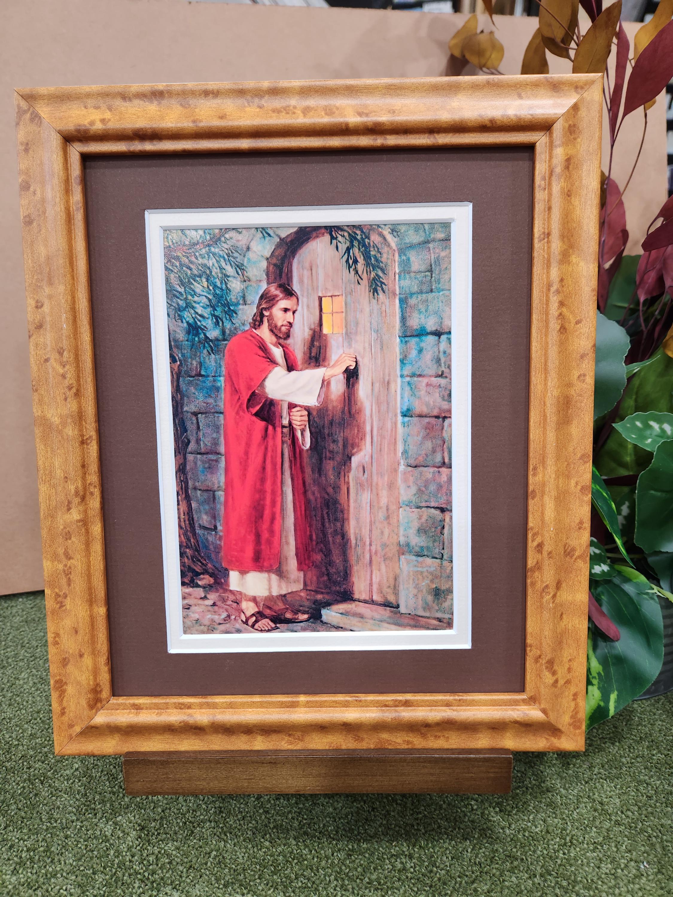 Jesus Knocking at the Door Custom 8" X 10" Framed Art Print. - Etsy