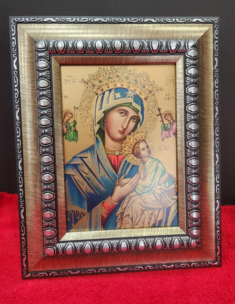 Our Lady of Perpetual Help Small, Framed Picture - Etsy