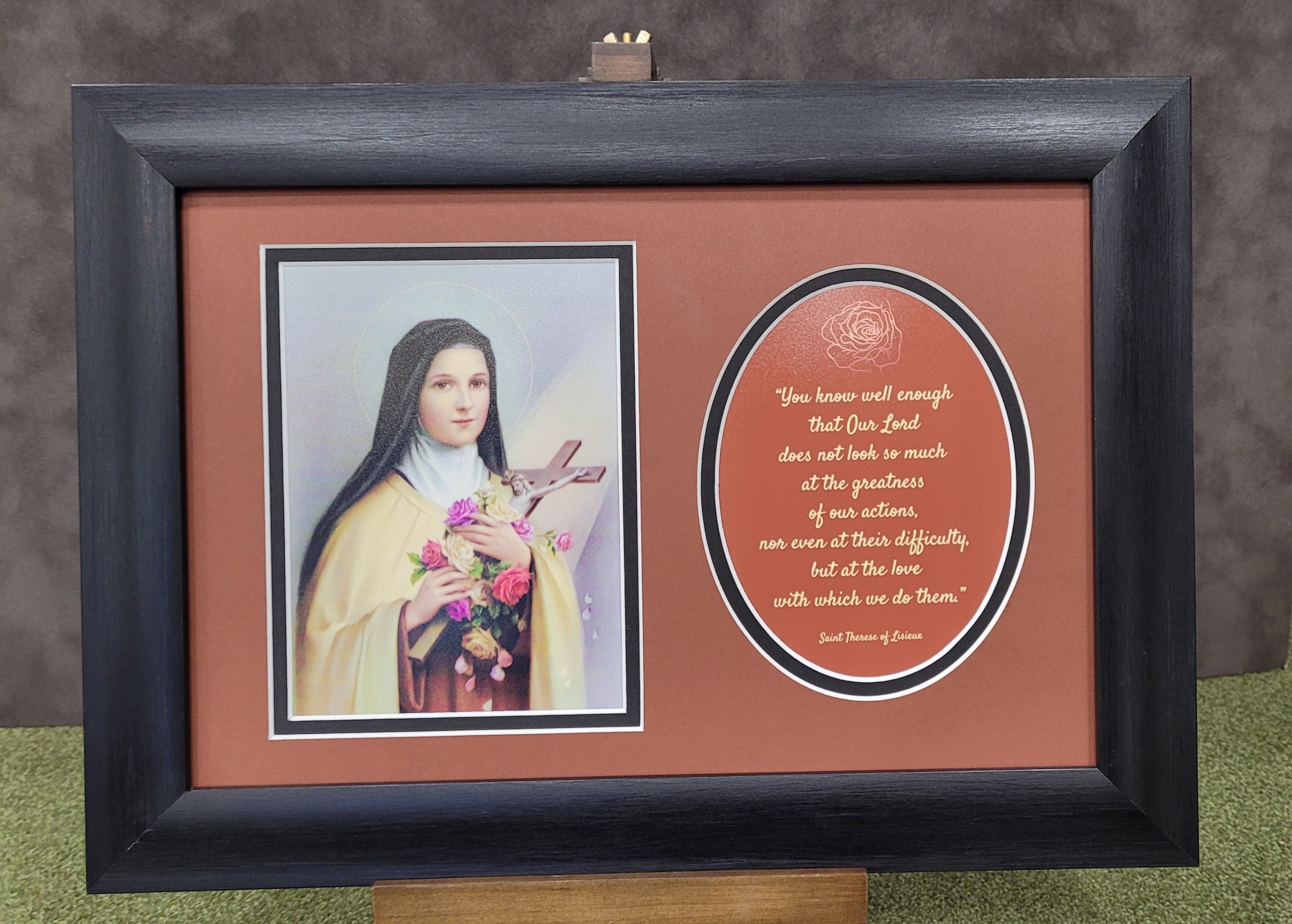 Saint Therese of Lisieux Custom Framed Picture With Quote - Etsy