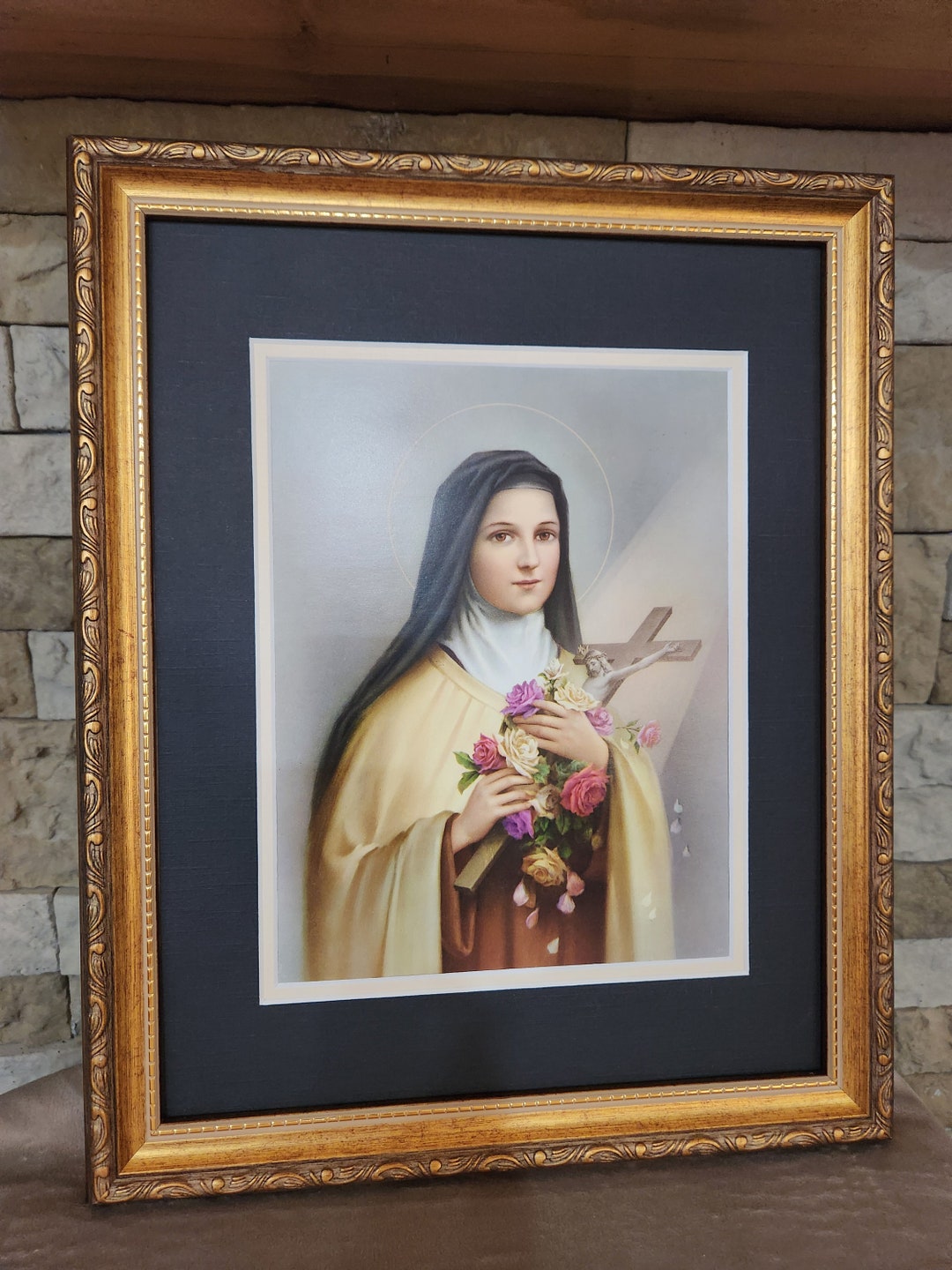 St. Therese of Lisieux Print Custom Framed Picture - Etsy