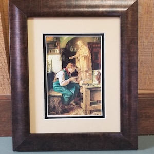 His Madonna custom framed and matted print