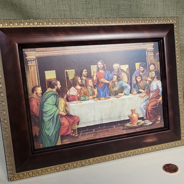 The Last Supper framed print desktop size