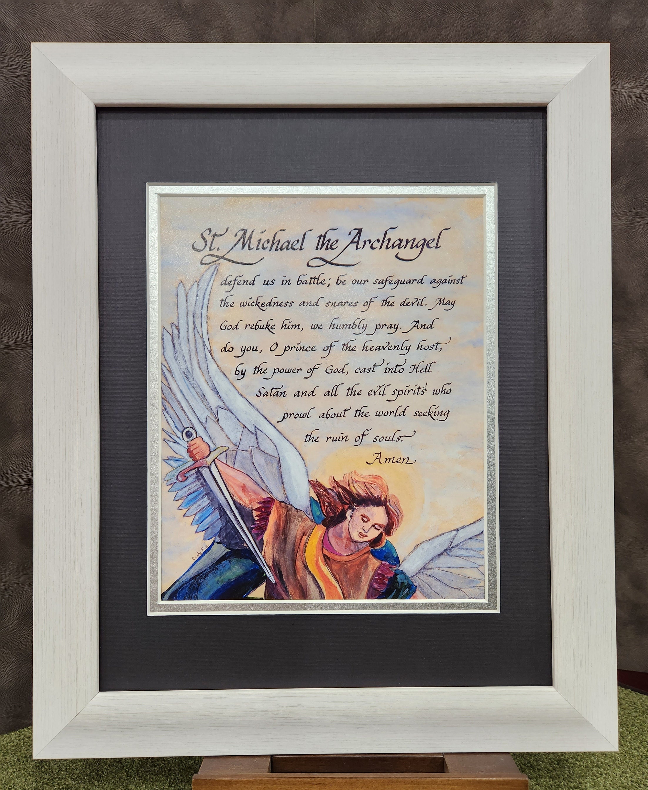 Saint Michael the Archangel Custom Framed Picture - Etsy