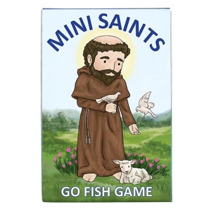 Jeu de cartes Catholic Saints Go Fish pour les enfants
