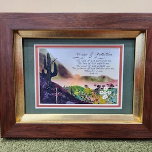 Prayer of Protection framed picture