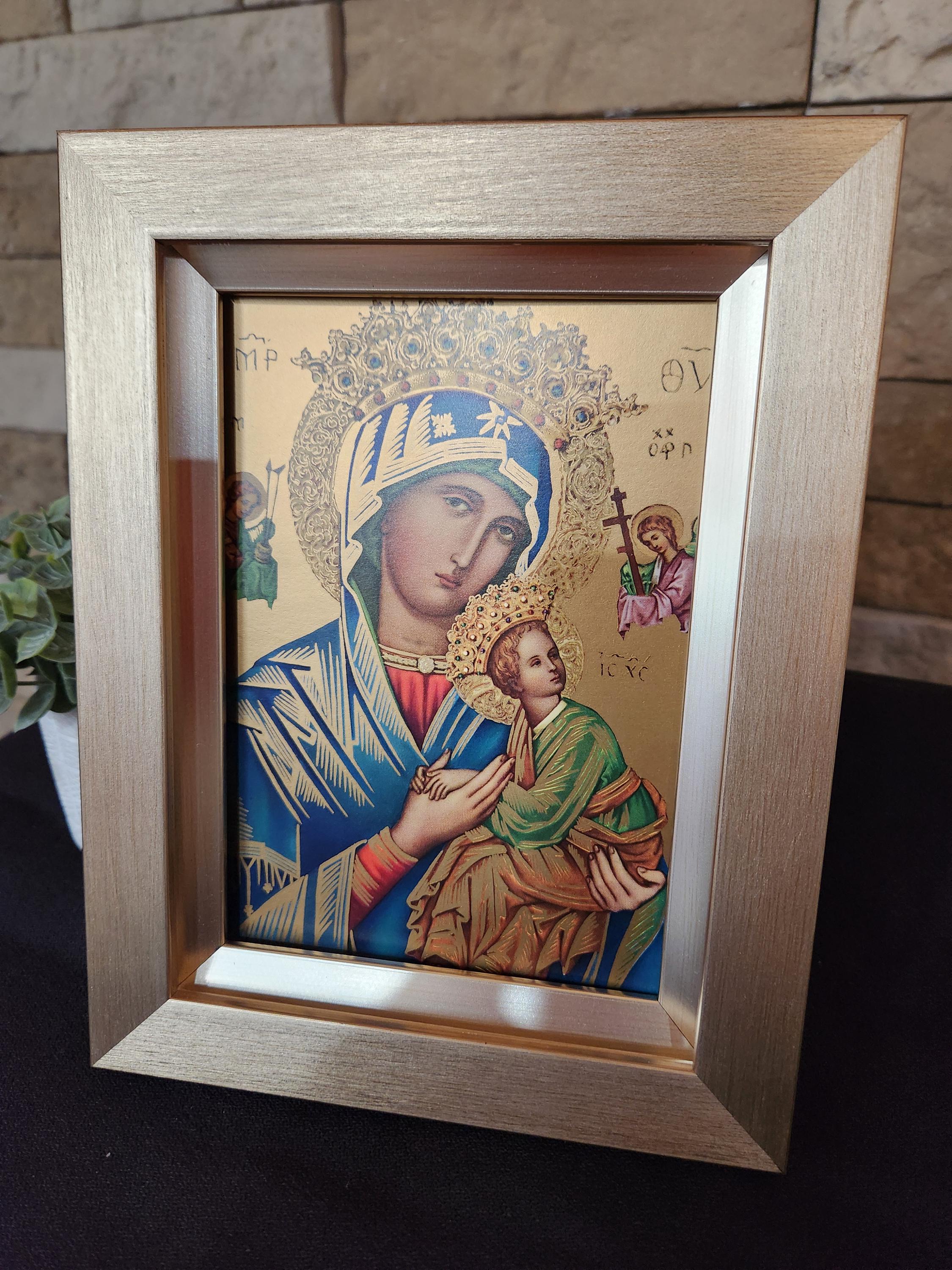 Our Lady of Perpetual Help Small, Framed Picture - Etsy UK