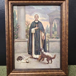 St. Martin de Porres small, framed print