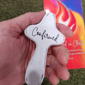 Confirmation handheld wood cross