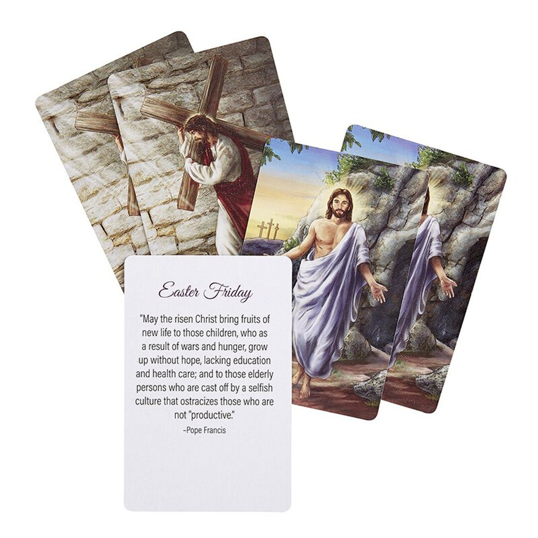 Lent Prayer Cards Boxed for Purse, Pocket or Backpack - Etsy