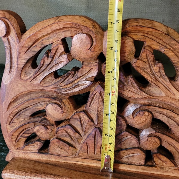 Carved Ornate Wood Bible or Book stand