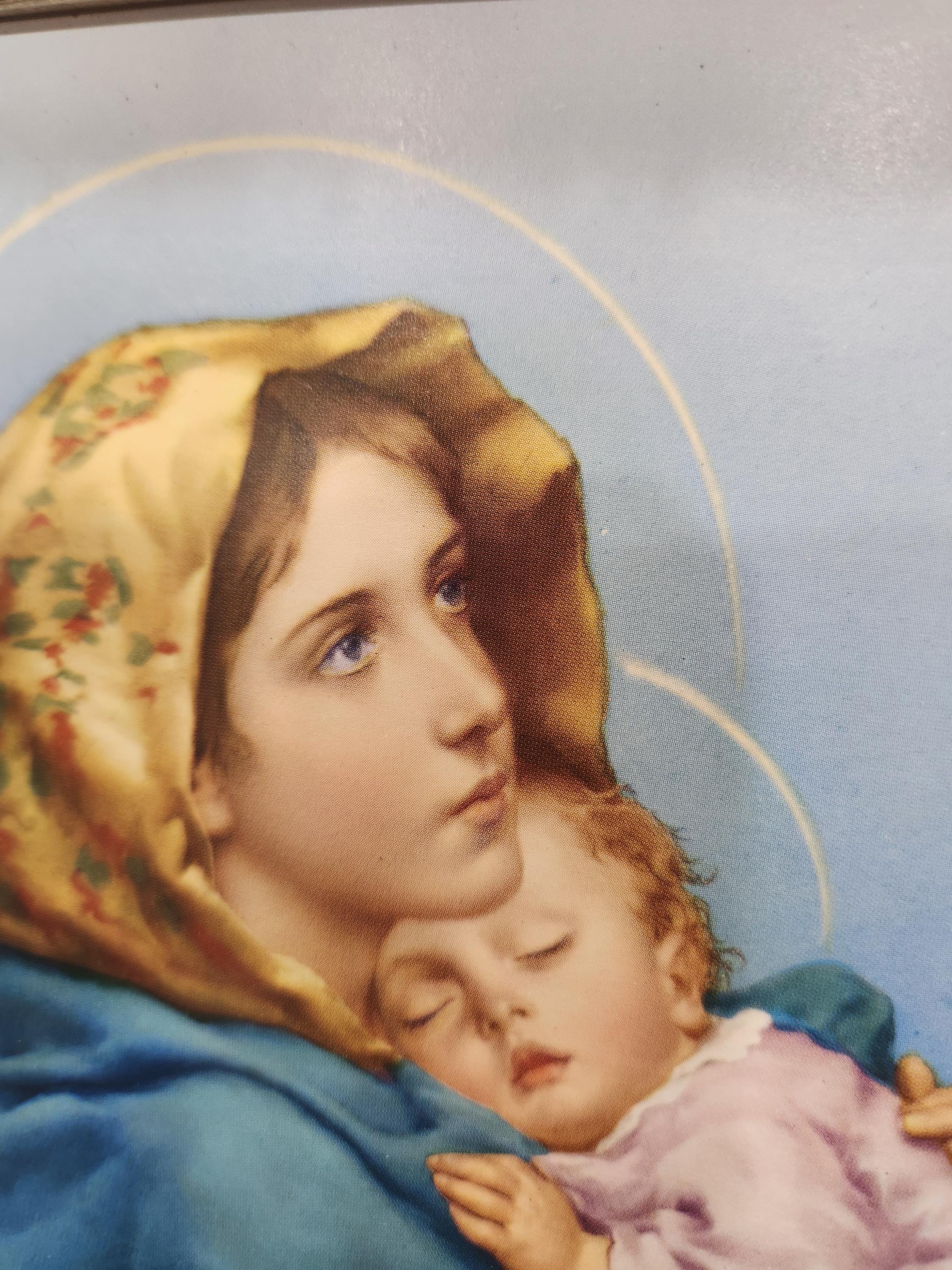 Madonna of the Streets Mother and Child Framed Print in Gold or Silver ...