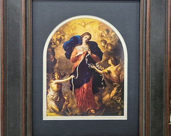 Mary Undoer of Knots custom framed print