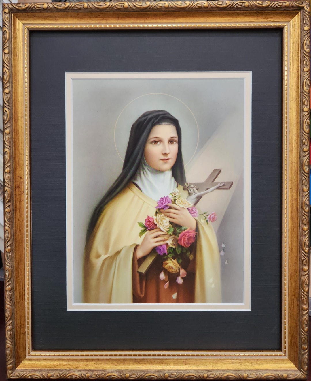 St. Therese of Lisieux Print Custom Framed Picture - Etsy