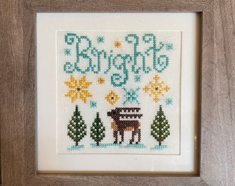 Bright Cross Stitch Pattern Christmas Winter Lost in Stitches Designs