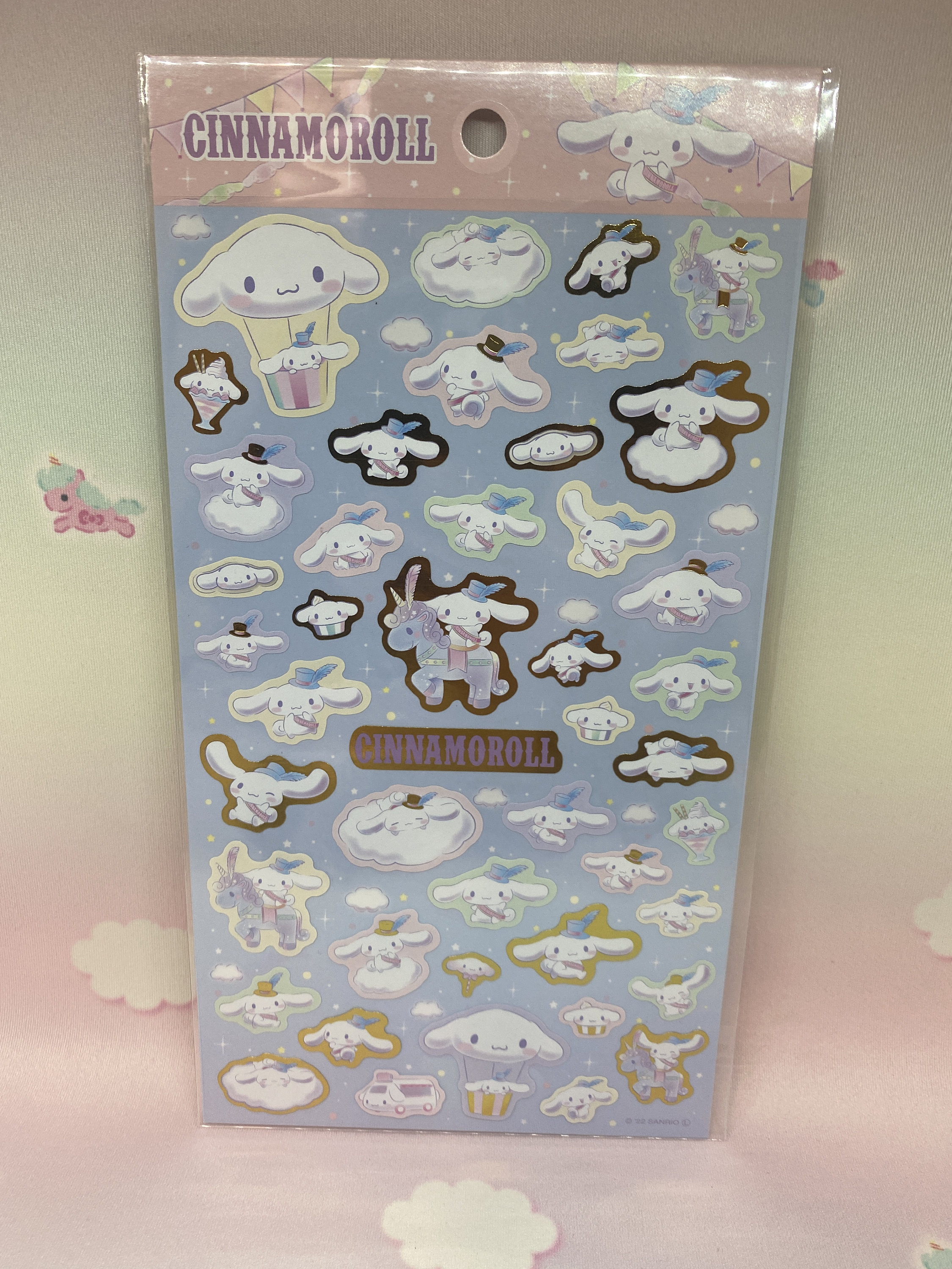 2022 Large Cinnamoroll and Hangyodon Sticker Sheet pick One 