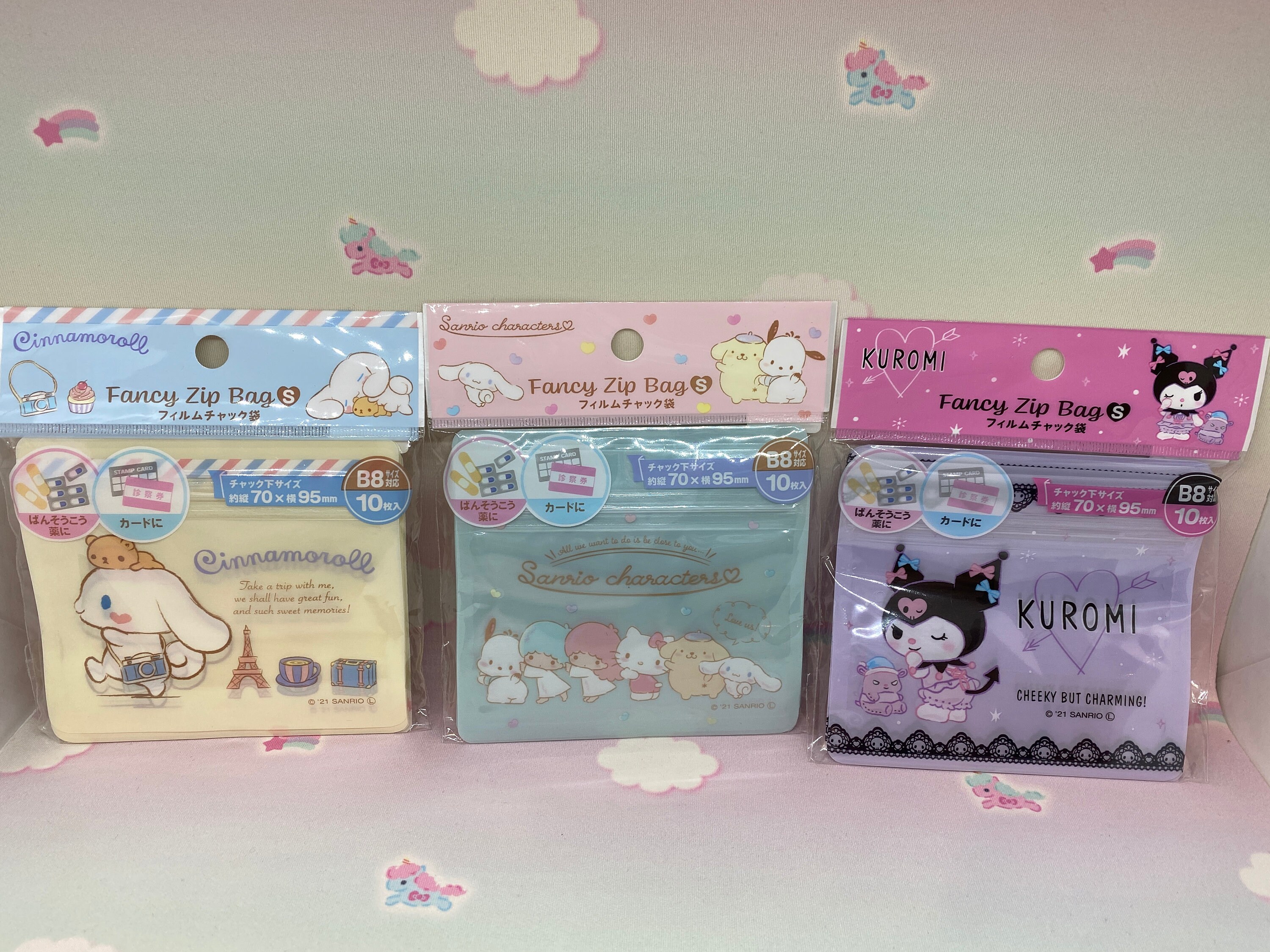 Cinnamoroll Sanrio Characters or Kuromi Resealable Bags pick - Etsy
