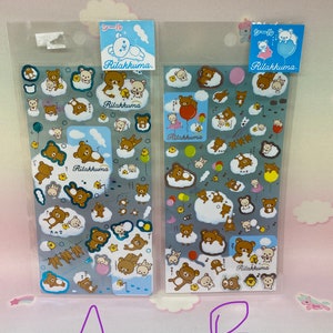 Rare Rilakkuma Sticker Sheet With Metallic Accents (Pick One)