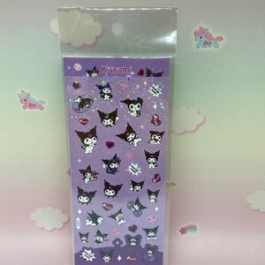 Personajes de Sanrio My Melody, Kuromi, Hello Kitty Hoja de pegatinas ...