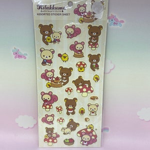 💜 Rilakkuma Strawberry Sticker Sheet (LAST ONE - Depop