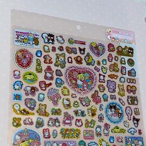 Sanrio Characters 100-Piece Glitter Sticker Sheet