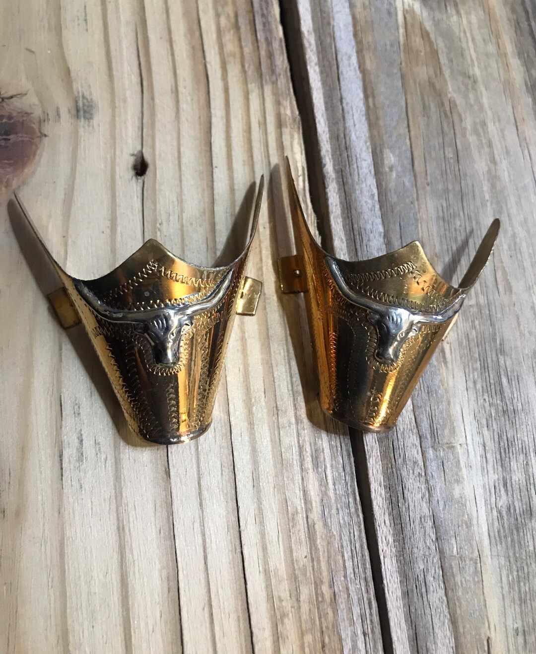 Embouts De Bottes De Cowboy En Argent - Modèle GM13 De A&F Western Products - Fabriqué Au Mexique