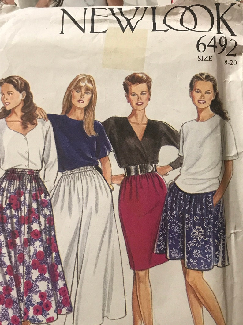 Vintage New Look Clothing Patterns Etsy