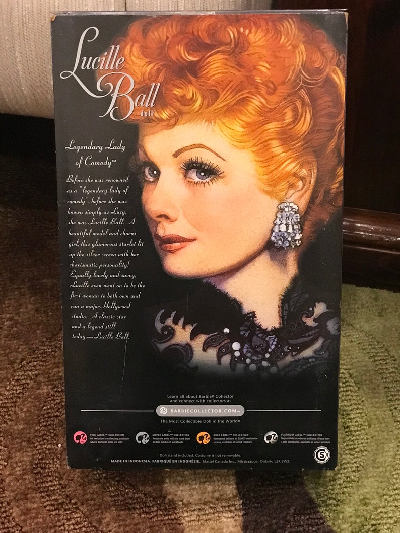 Mattel 2008 Barbie I Love Lucy Legendary Lady of Comedy Doll - Etsy
