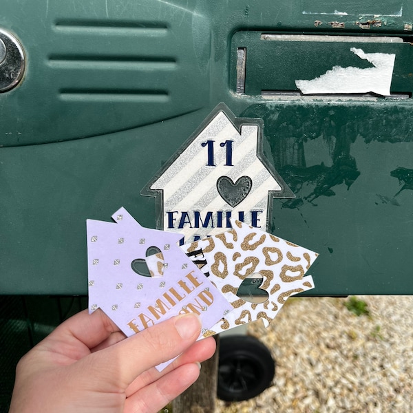 Magnet adresse boîte aux lettres numéro