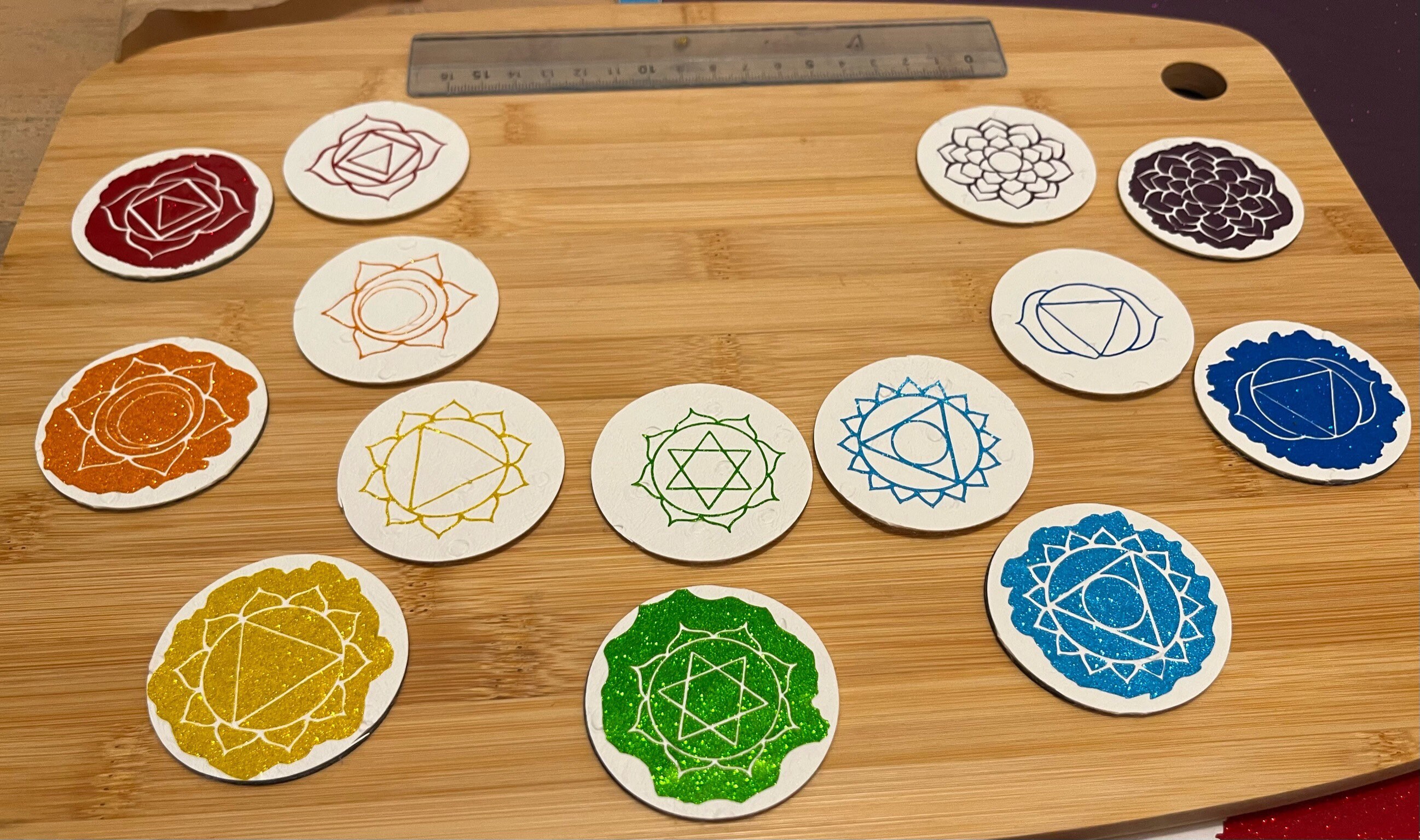 Lot de Magnets Chakras