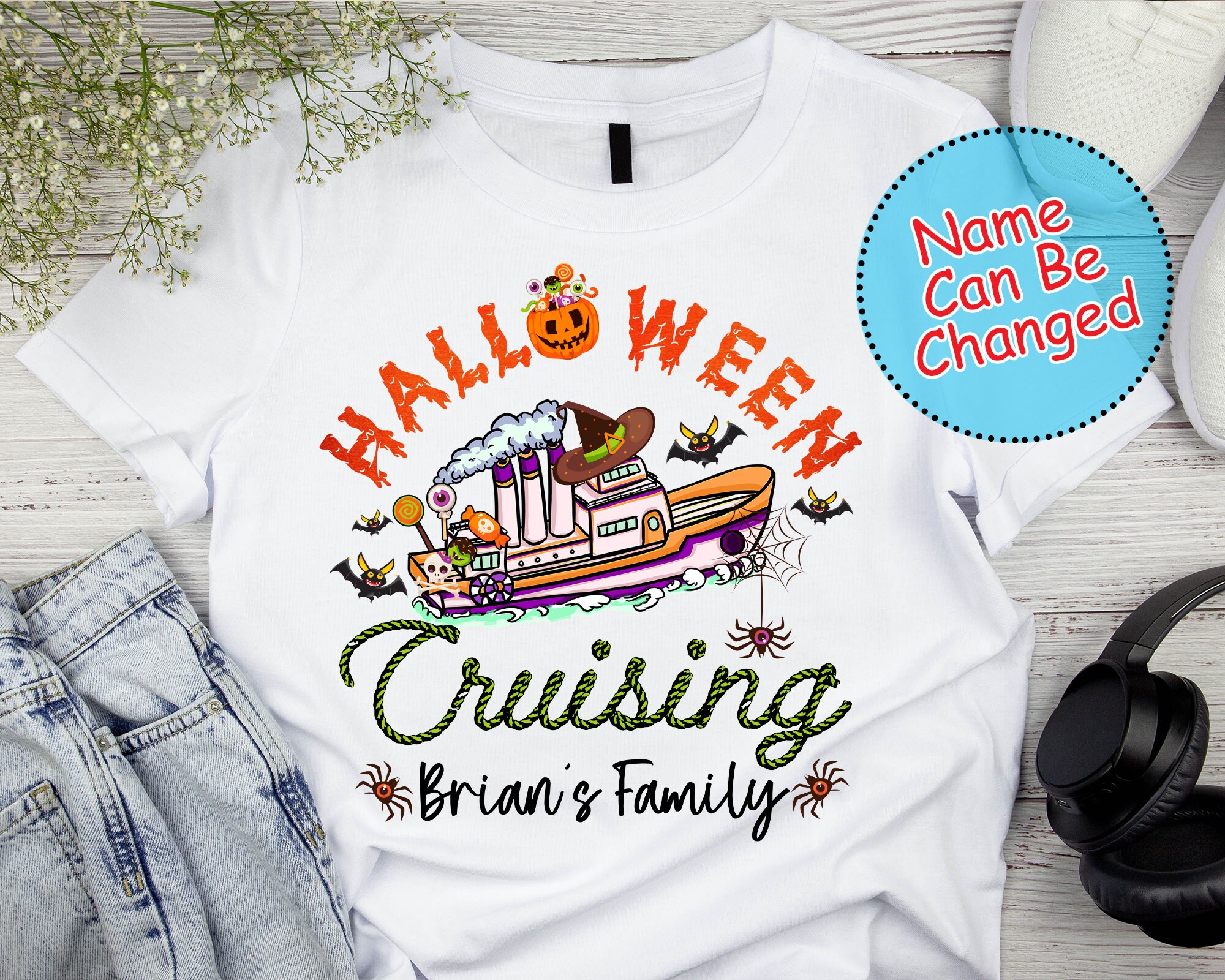 Discover RD Halloween Cruise Family Matching, Group Matching, Cruise Matching, Lustige Halloween T-Shirt