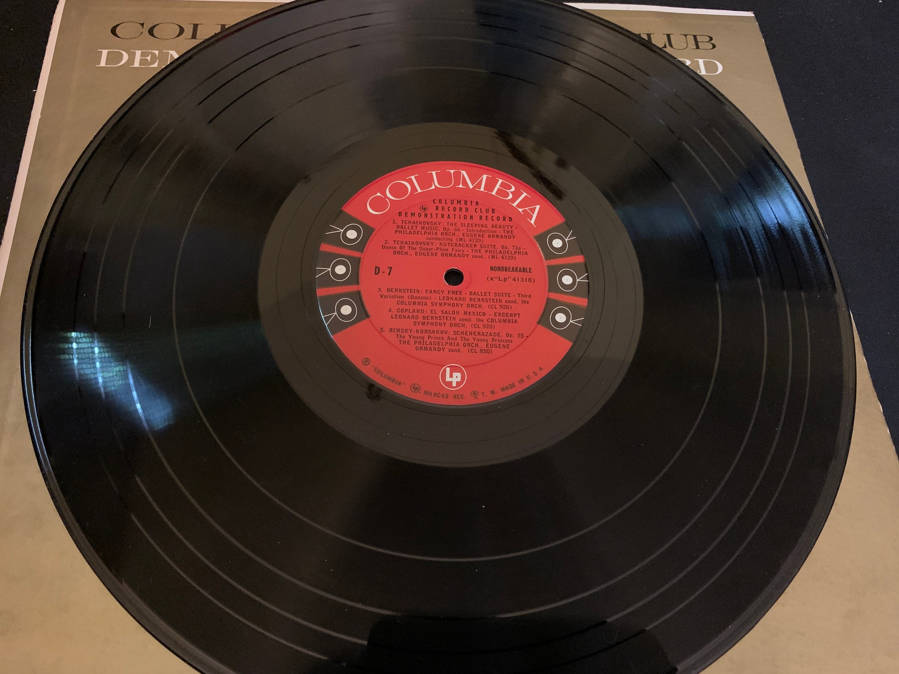 EXTRA COOL VINTAGE Columbia Records demonstration Etsy