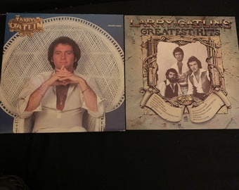 TWO LARRY GATLIN Albums from the late 70's:  (1) Greatest Hits (2) Straight Ahead >>> Excellent Condition!