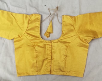 New Haldi Function Special Blouse For Women, Yellow Blouse,Saree Blouse, Indian Blouse, Lehanga Blouse, All Size Available...
