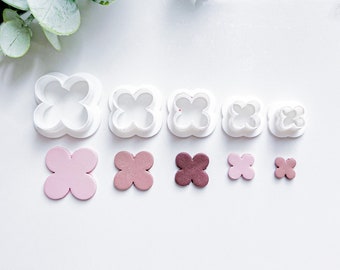 4 Petals Flower Cutter | Polymer Clay Cutter