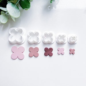 4 Petals Flower Cutter | Polymer Clay Cutter