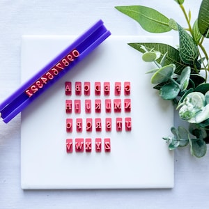 Alphabet Stamps | Polymer Clay Stamp | Polymer Clay Cutter