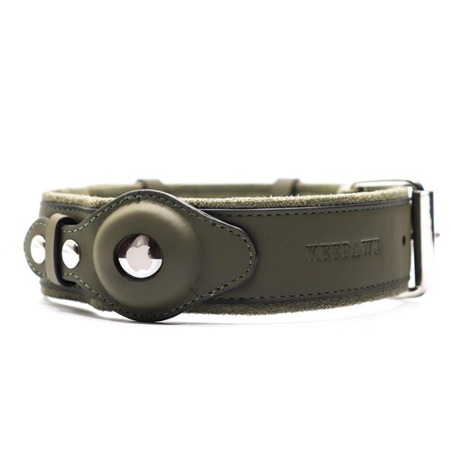 Premium Leather & Vegan Leather Apple Airtag Dog Collar All in Etsy
