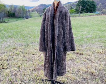 1980s Jacob Crowley Coat, Vintage Mohair Wool Blend Coat - Etsy